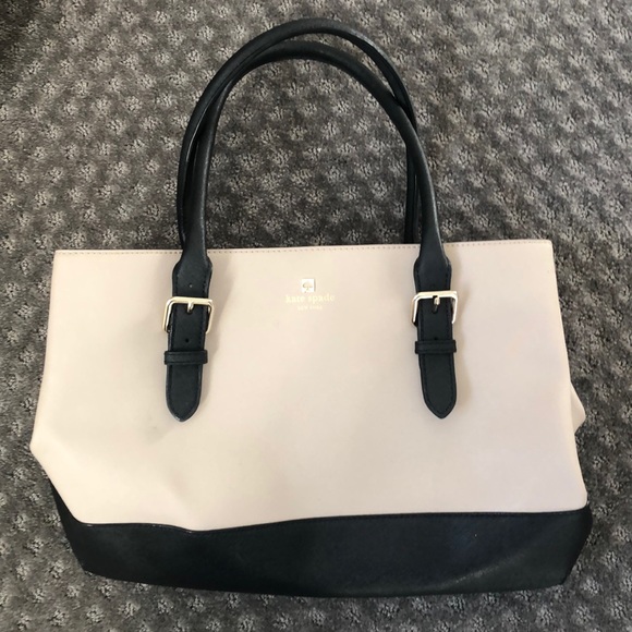 Kate Spade Cream and Black Tote Bag / Purse - Picture 1 of 4